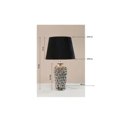 KARE Design Lampe à poser Rose argente´ 57cm><noscript><img width=