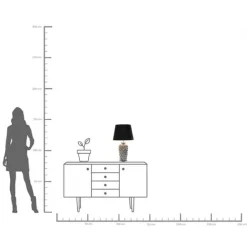 KARE Design Lampe à poser Rose argente´ 57cm><noscript><img width=