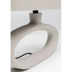 KARE Design Lampe à poser Suki beige 26cm><noscript><img width=