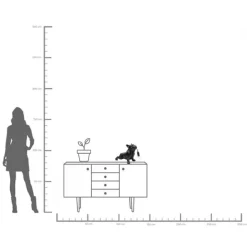 KARE Design Lampe à poser Toto noir 35cm><noscript><img width=