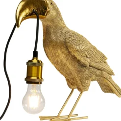 KARE Design Lampe à poser Toucan doré 42cm> Luminaires