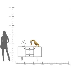 KARE Design Lampe à poser Toucan doré 42cm><noscript><img width=