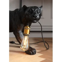 KARE Design Lampe de sol Animal Bagheera 40cm> Luminaires