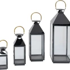KARE Design Lanterne Giardino noir (4/Set)><noscript><img width=