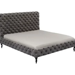 KARE Design Lit Desire haut gris argenté 180x200cm><noscript><img width=