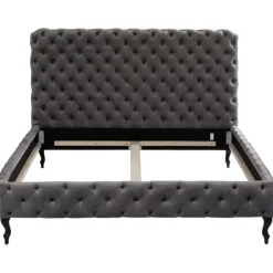 KARE Design Lit Desire haut gris argenté 180x200cm><noscript><img width=