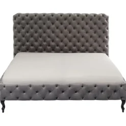 KARE Design Lit Desire haut gris argenté 160x200cm> Meubles