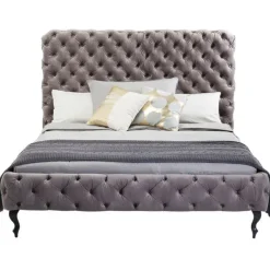 KARE Design Lit Desire haut gris argenté 160x200cm><noscript><img width=