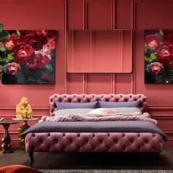 KARE Design Lit Desire velvet rose 160x200cm><noscript><img width=