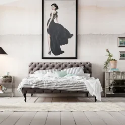 KARE Design Lit Desire Velvet Silver Grey 200x200cm><noscript><img width=
