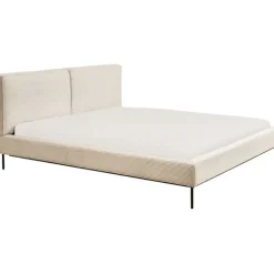 KARE Design Lit East Side velours côtelé crème 180x200><noscript><img width=