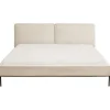 KARE Design Lit East Side velours côtelé crème 160x200> Meubles