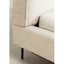 KARE Design Lit East Side velours côtelé crème 160x200><noscript><img width=