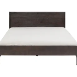 KARE Design Lit en bois Brooklyn noyer 160x200> Meubles