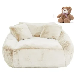 KARE Design Loveseat Mika crème 156cm (4-parts)> Meubles