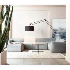 KARE Design Lucca élément d angle droite gris 89cm> Meubles