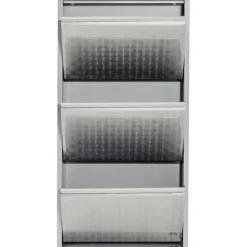 KARE Design Meuble à chaussures Caruso 3 alu brossé><noscript><img width=