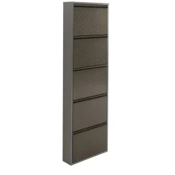 KARE Design Meuble à chaussures Caruso 5 alu brossé><noscript><img width=