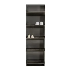 KARE Design Meuble à chaussures Caruso 5 alu brossé><noscript><img width=