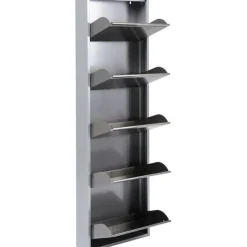 KARE Design Meuble à chaussures Caruso 5 alu brossé><noscript><img width=