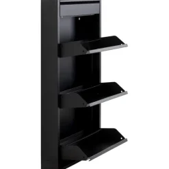 KARE Design Meuble à chaussures Caruso 3+1 noir (MO)><noscript><img width=