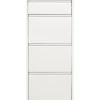 KARE Design Meuble à chaussures Caruso 3+1 blanc> Meubles