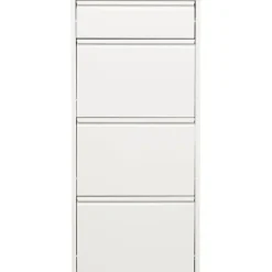 KARE Design Meuble à chaussures Caruso 3+1 blanc> Meubles
