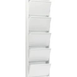 KARE Design Meuble à chaussures Caruso 5 blanc><noscript><img width=