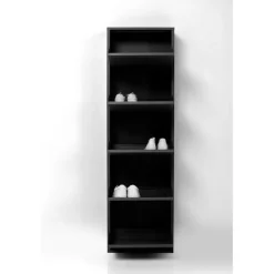 KARE Design Meuble à chaussures Caruso 5 noir (MO)><noscript><img width=
