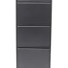 KARE Design Meuble à chaussures Caruso 3 anthracite (MO)> Meubles
