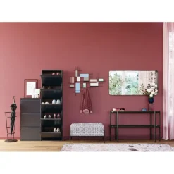 KARE Design Meuble à chaussures Caruso 3 anthracite (MO)> Meubles