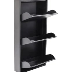 KARE Design Meuble à chaussures Caruso 3 anthracite (MO)><noscript><img width=