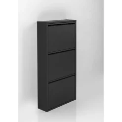 KARE Design Meuble à chaussures Caruso 3 noir (MO)><noscript><img width=