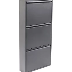 KARE Design Meuble à chaussures Caruso 3 anthracite><noscript><img width=