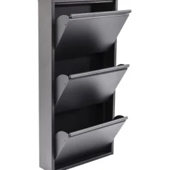 KARE Design Meuble à chaussures Caruso 3 anthracite><noscript><img width=