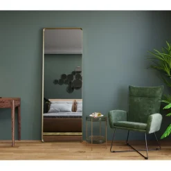 KARE Design Miroir Curve cuivre 70x200cm><noscript><img width=