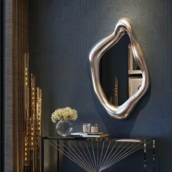 KARE Design Miroir Hologram argenté 119x76cm> Meubles