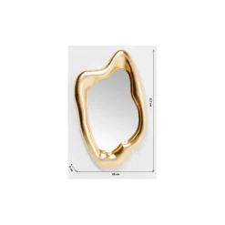 KARE Design Miroir Hologram doré 117x68cm><noscript><img width=