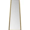 KARE Design Miroir mural Arezzo laiton trapèze 65(45)x160cm> Meubles