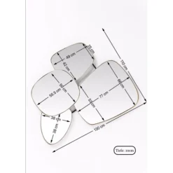 KARE Design Miroir Shapes 130x110cm><noscript><img width=