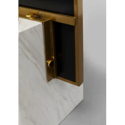 KARE Design Miroir sur pied Hulda laiton 46x180cm><noscript><img width=