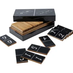 KARE Design Objet décoratif Domino noir 24x7cm><noscript><img width=