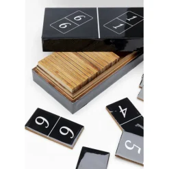 KARE Design Objet décoratif Domino noir 24x7cm><noscript><img width=