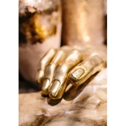 KARE Design Objet décoratif Mano doré 35cm><noscript><img width=