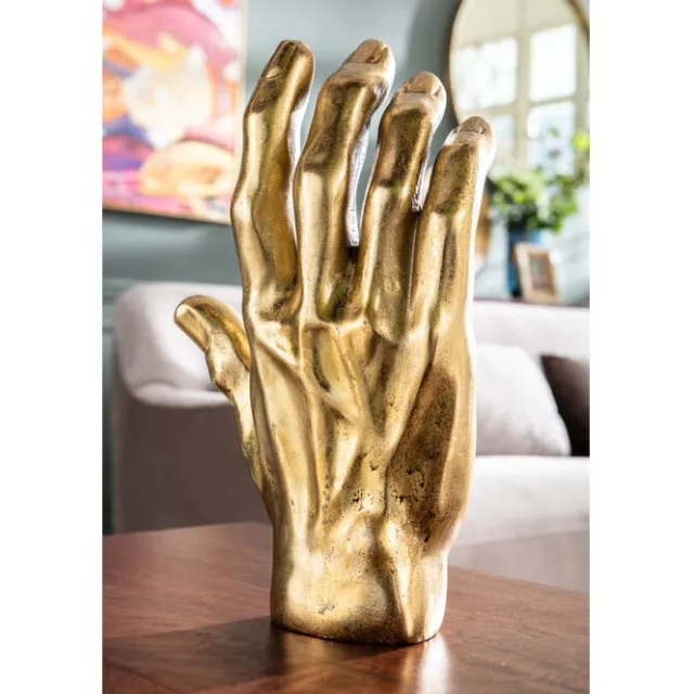 KARE Design Objet décoratif Mano doré 35cm> Accessoires