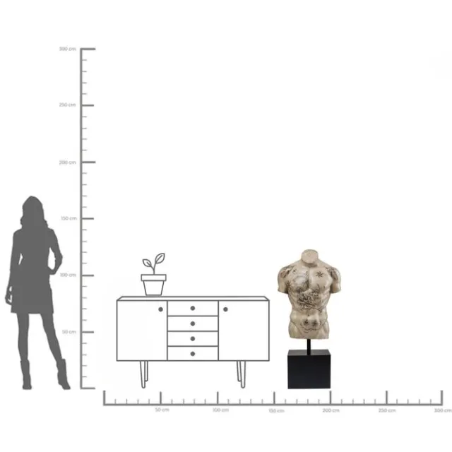 KARE Design Objet décoratif Torso Tattoo> Accessoires