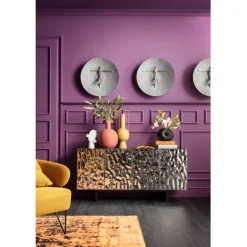 KARE Design Objet mural Umano argenté Ø60cm> Accessoires