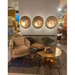 KARE Design Objet mural Umano laiton Ø59cm><noscript><img width=