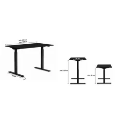 KARE Design Piètement de table Tavola Office Smart noir><noscript><img width=