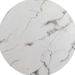 KARE Design plateau de table Schickeria marbre blanc Ø110> Meubles